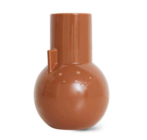 HKLIVING HKLIVING - Ceramic vase caramel S ACE7201