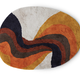 HKLIVING HKLIVING - Bath mat retro swirl 90x120 TTK3105