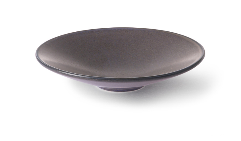 HKLIVING HKLIVING - Chef ceramics flat bowl purple ACE6931