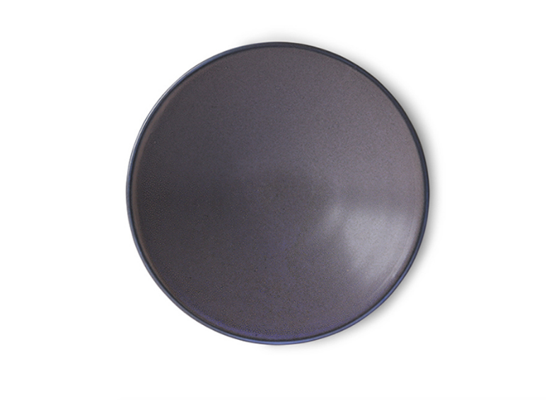 HKLIVING HKLIVING - Chef ceramics flat bowl purple ACE6931