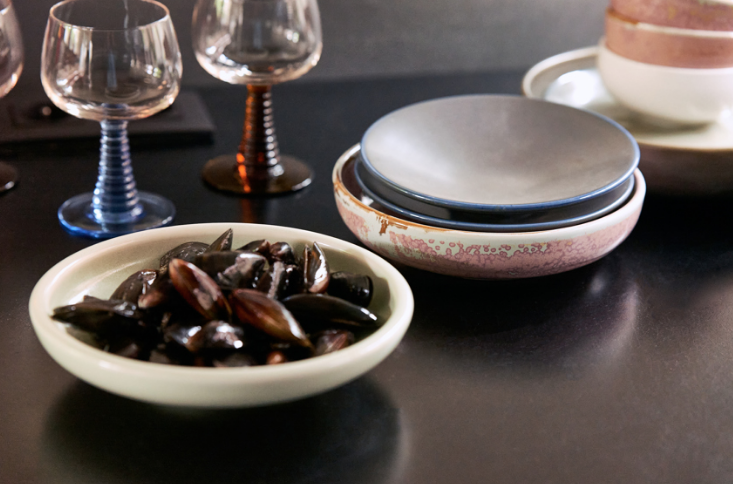 HKLIVING HKLIVING - Chef ceramics flat bowl purple ACE6931