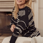 G-MAXX G-MAXX - Trui Alexa Zwart/zand MAAT M