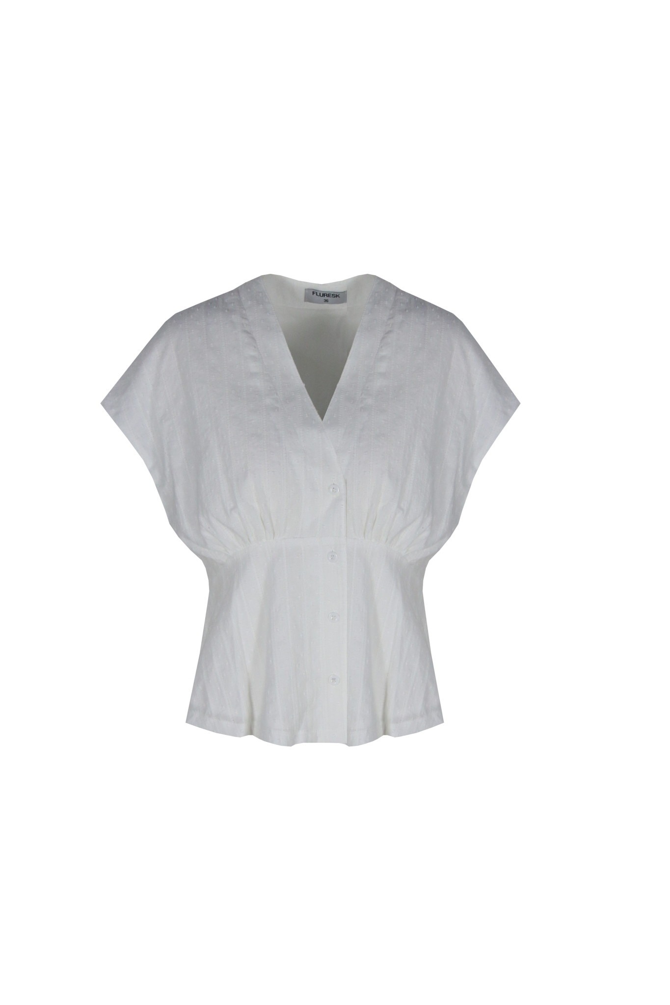 FLURESK FLURESK - Top Mees offwhite MAAT 36