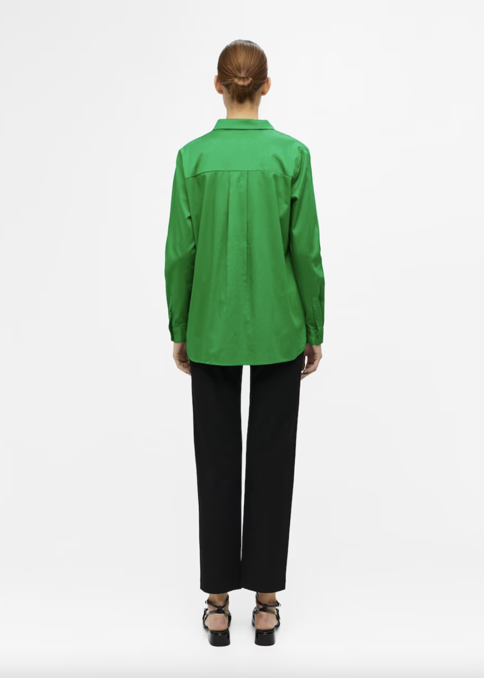 OBJECT OBJECT - Blouse sateen lush meadow MAAT 38