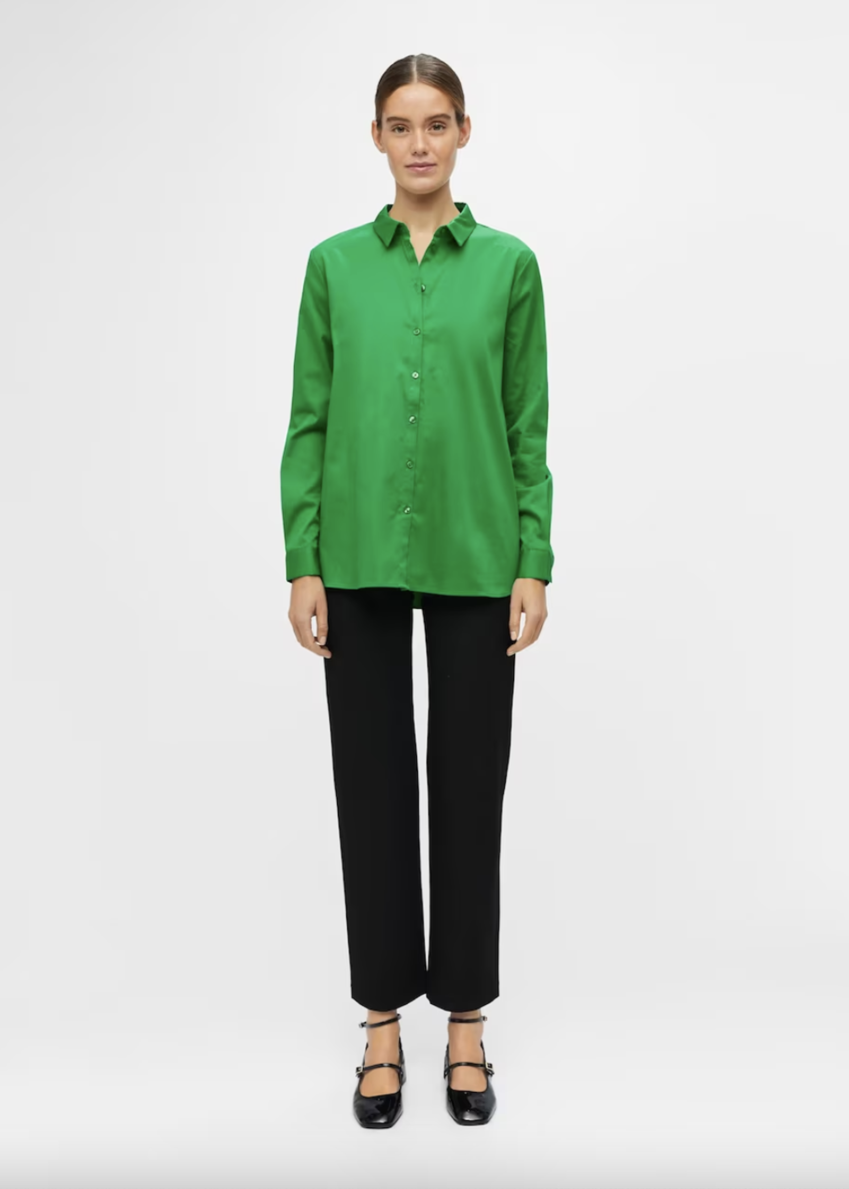 OBJECT OBJECT - Blouse sateen lush meadow MAAT 38