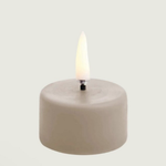 UYUNI UYUNI - LED theelicht wax nordic sandstone  4x2,1cm