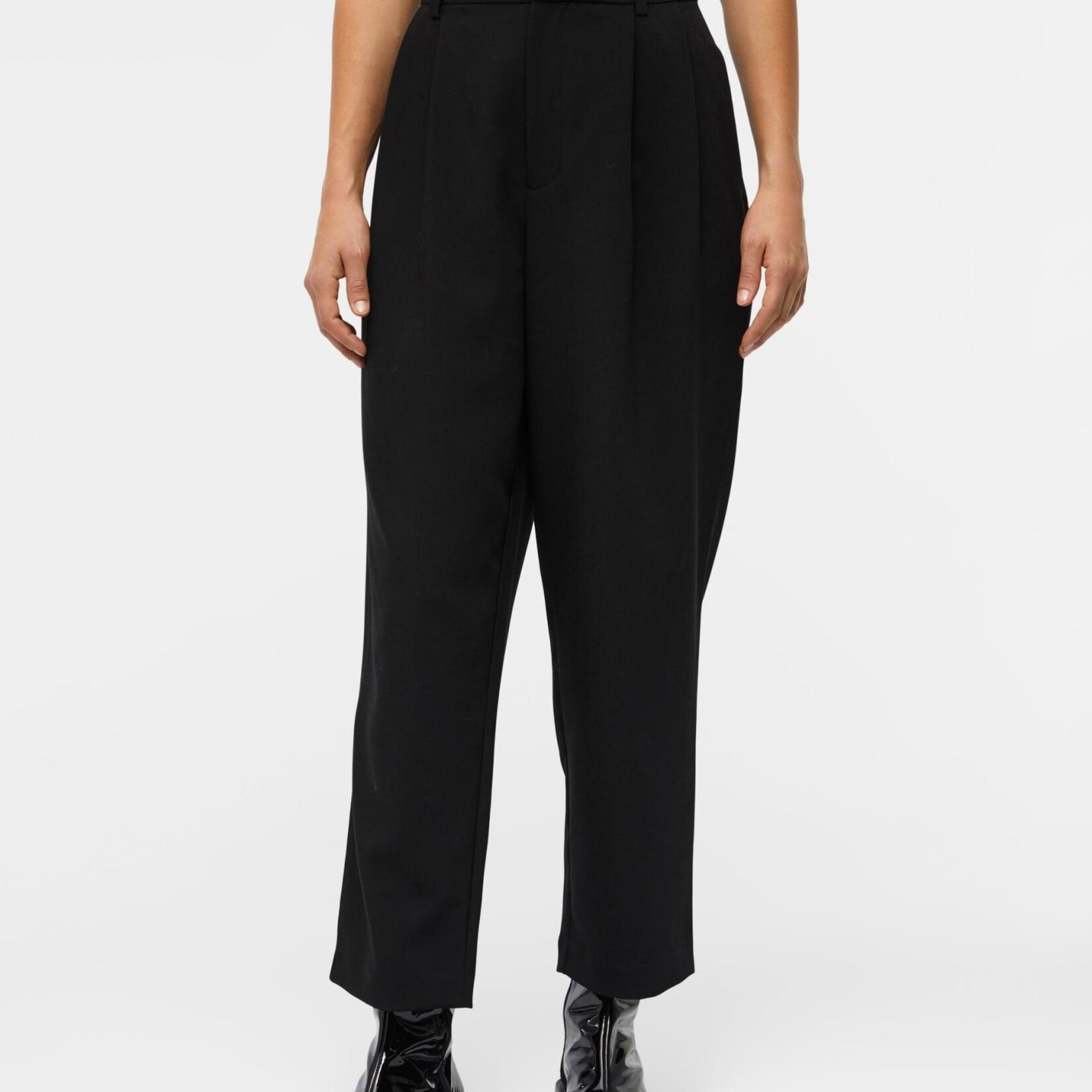 OBJECT OBJECT - Broek Ronja zwart enkelmodel