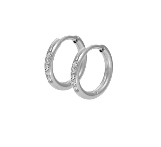 iXXXi Jewelry IXXXI - Hoops Crystal Goud, Zilver of Zwart