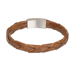 iXXXi Jewelry IXXXI - Armband heren Alan bruin leer MAAT 22