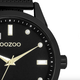 OOZOO OOZOO - Horloge met zwarte metalen mesh armband - C11284