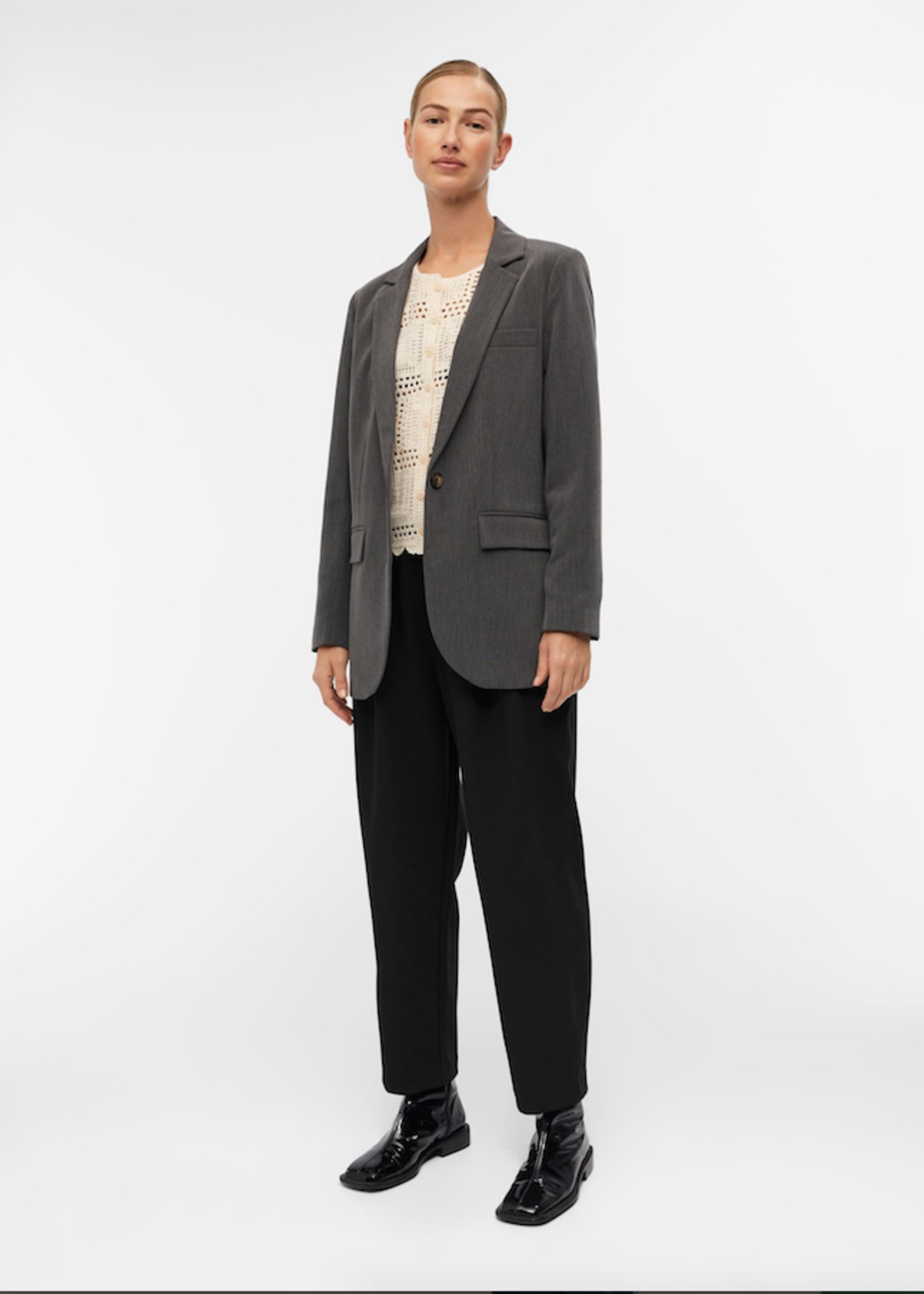 OBJECT OBJECT - Blazer Sigrid grey melange
