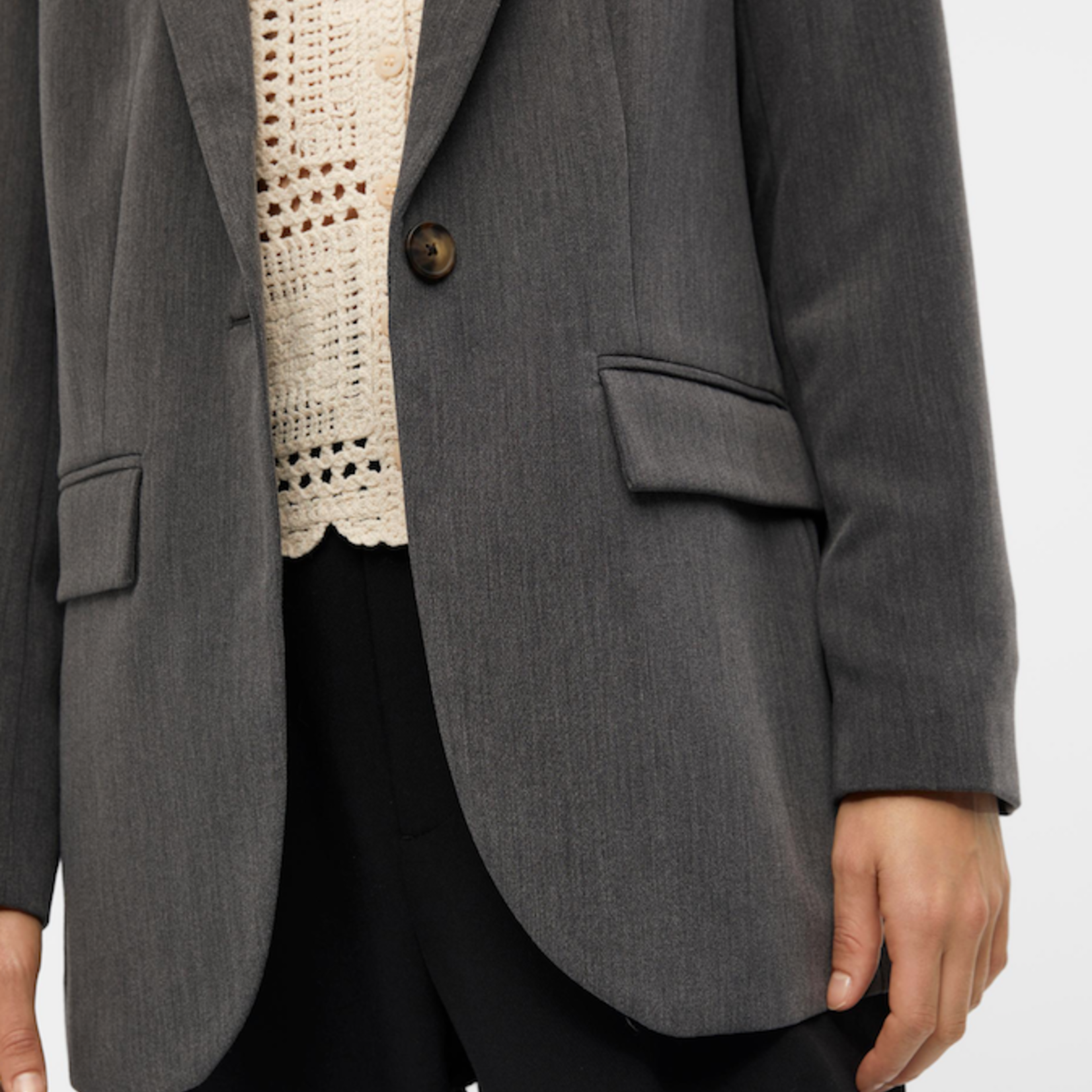 OBJECT OBJECT - Blazer Sigrid grey melange