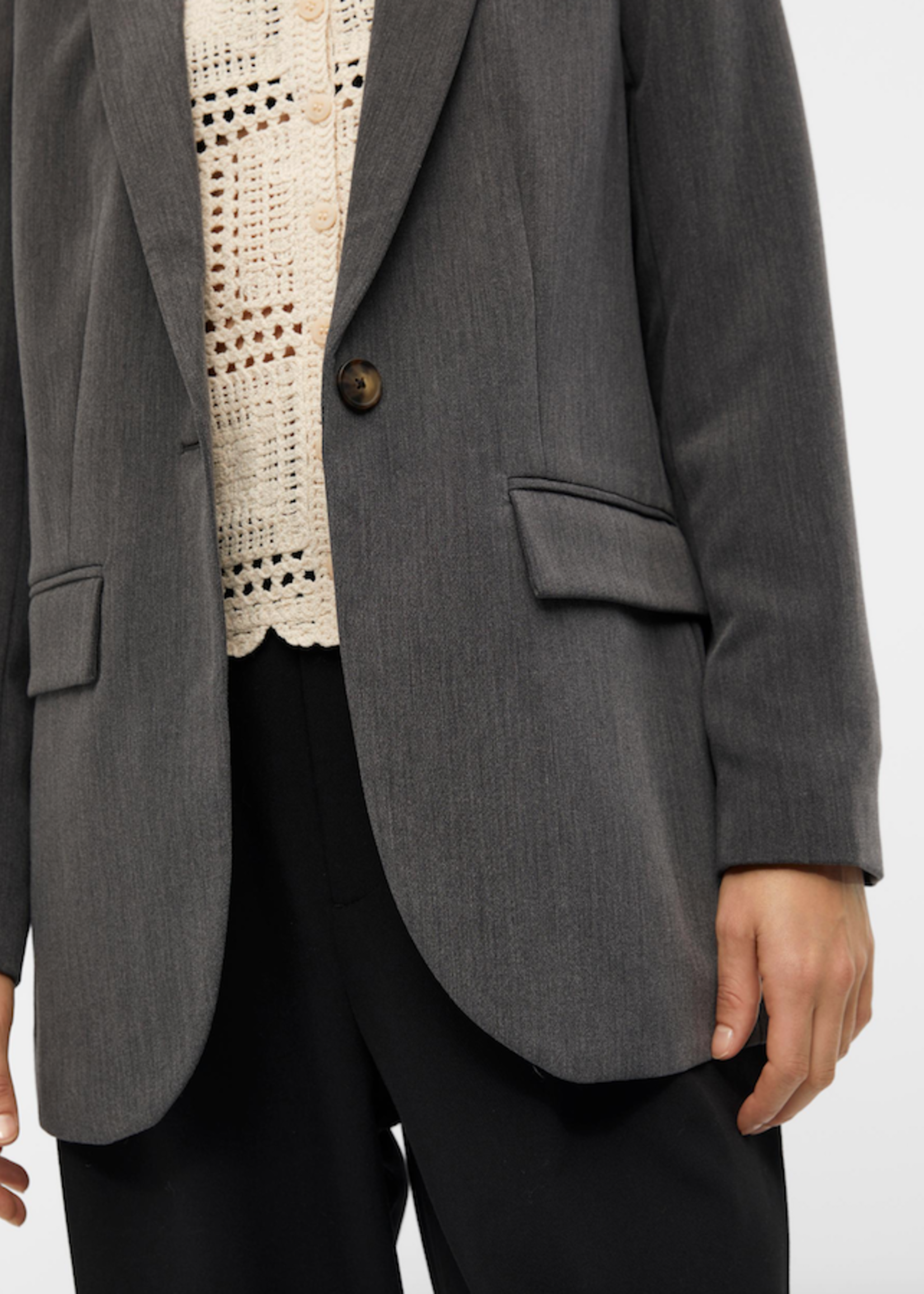 OBJECT OBJECT - Blazer Sigrid grey melange