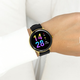 OOZOO OOZOO - Goudkleurige smartwatch met zwarte rubber band Q00132