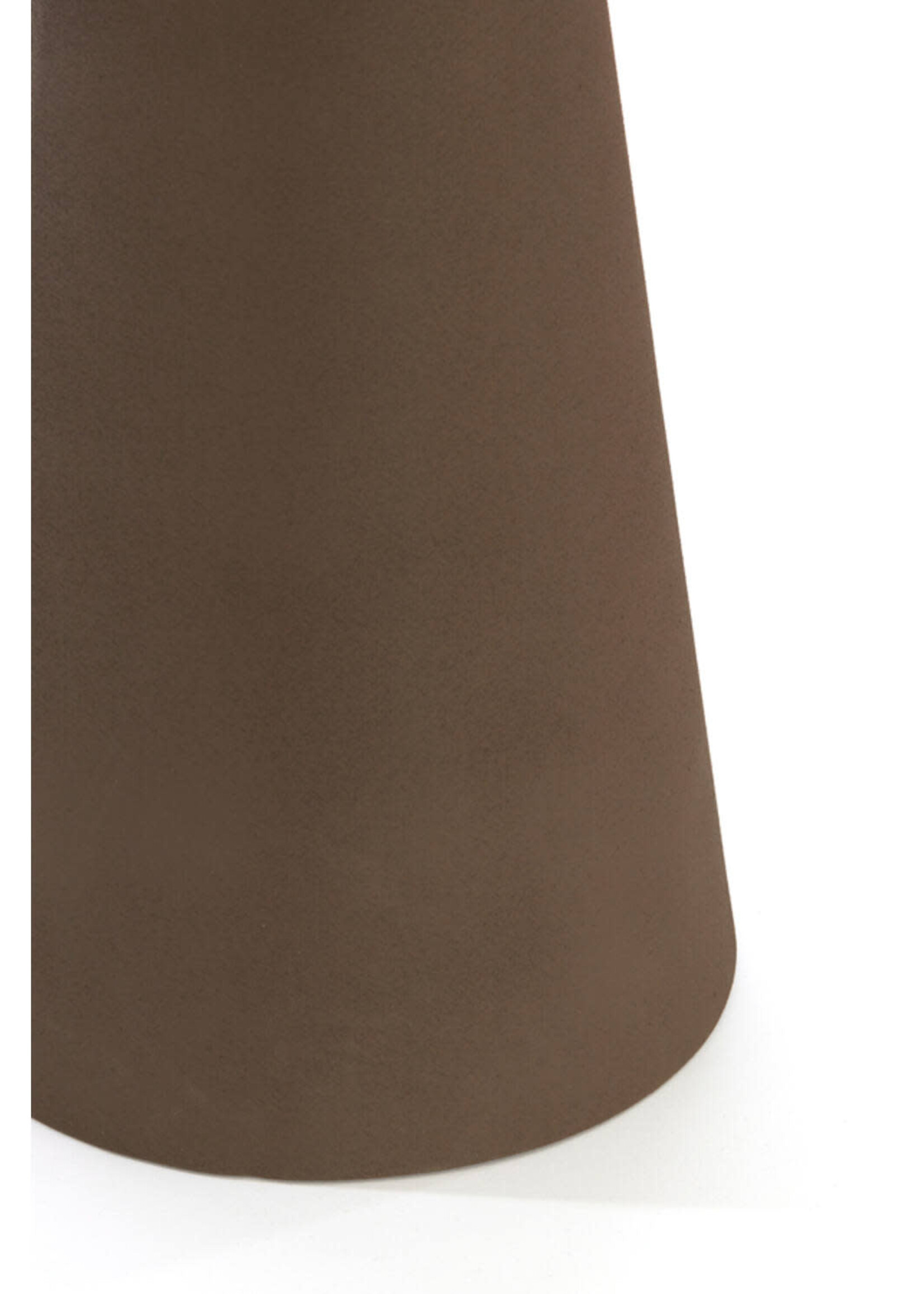 -- Side table Abala mat donkerbruin 45x45x59 cm