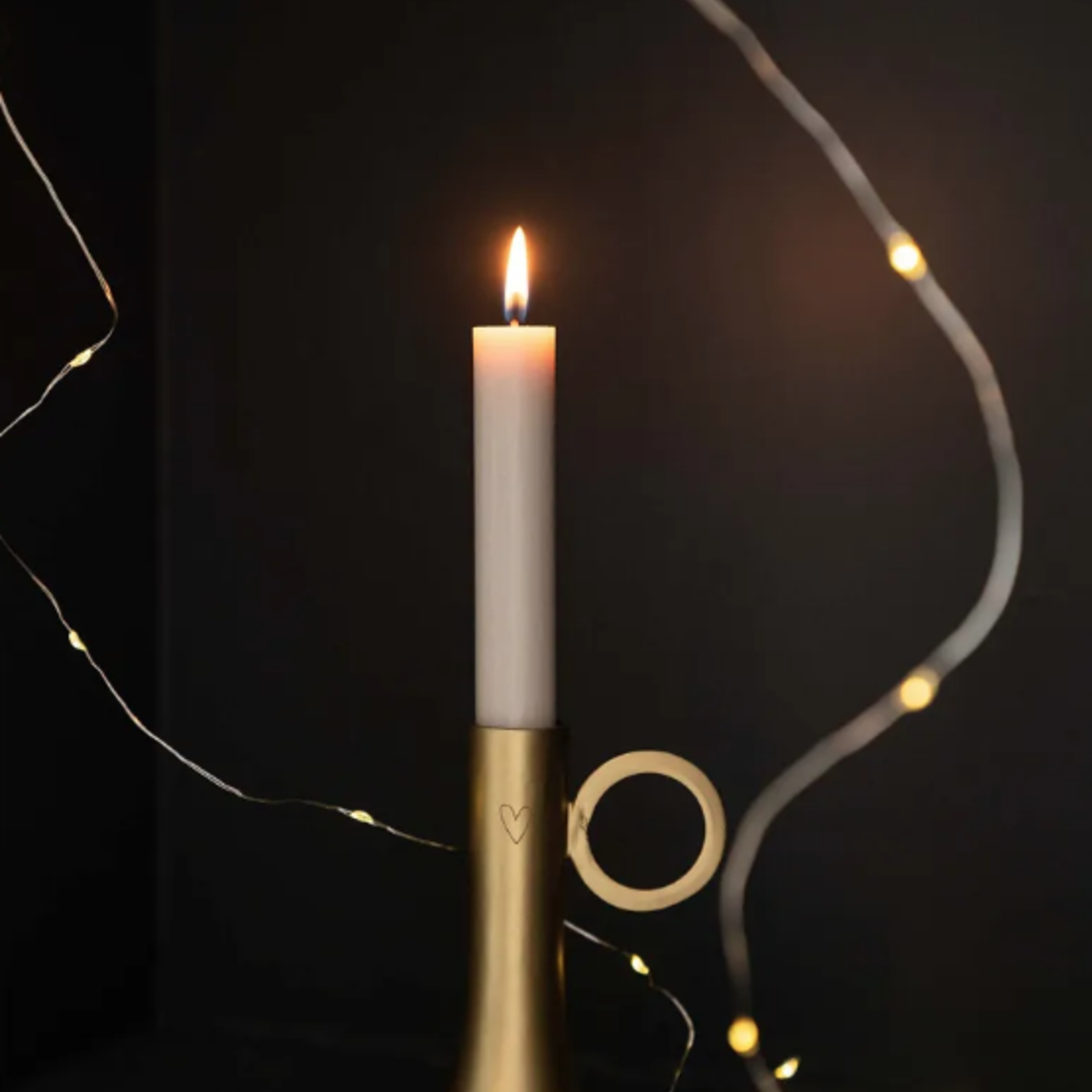 ZUSSS ZUSSS - Metalen kandelaar met oor goud