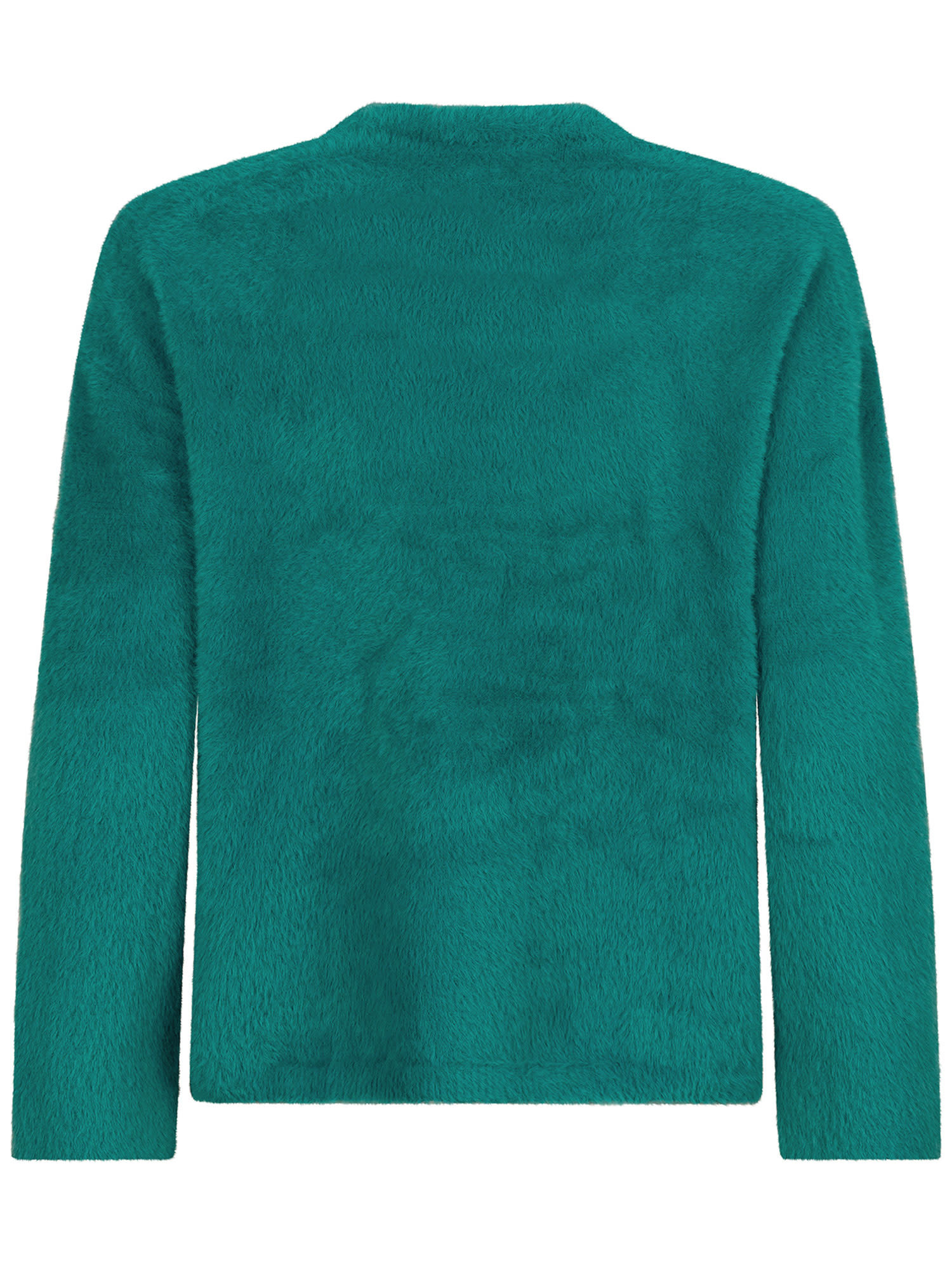 YDENCE YDENCE - Knitted sweater Olivia emerald MAAT L