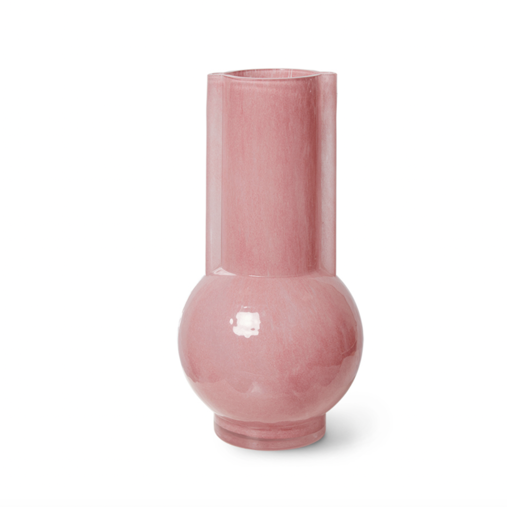 HKLIVING HKLIVING - Glass vase flamingo pink AGL4498