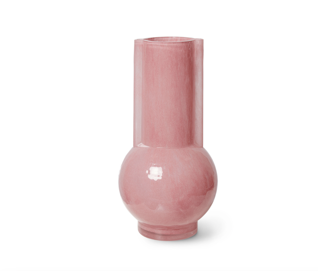 HKLIVING HKLIVING - Glass vase flamingo pink AGL4498