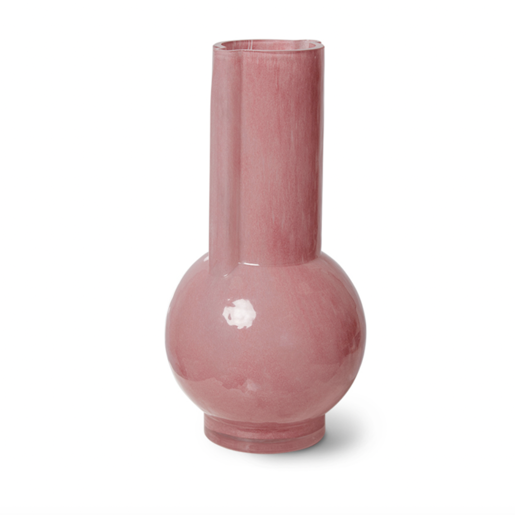 HKLIVING HKLIVING - Glass vase flamingo pink AGL4498