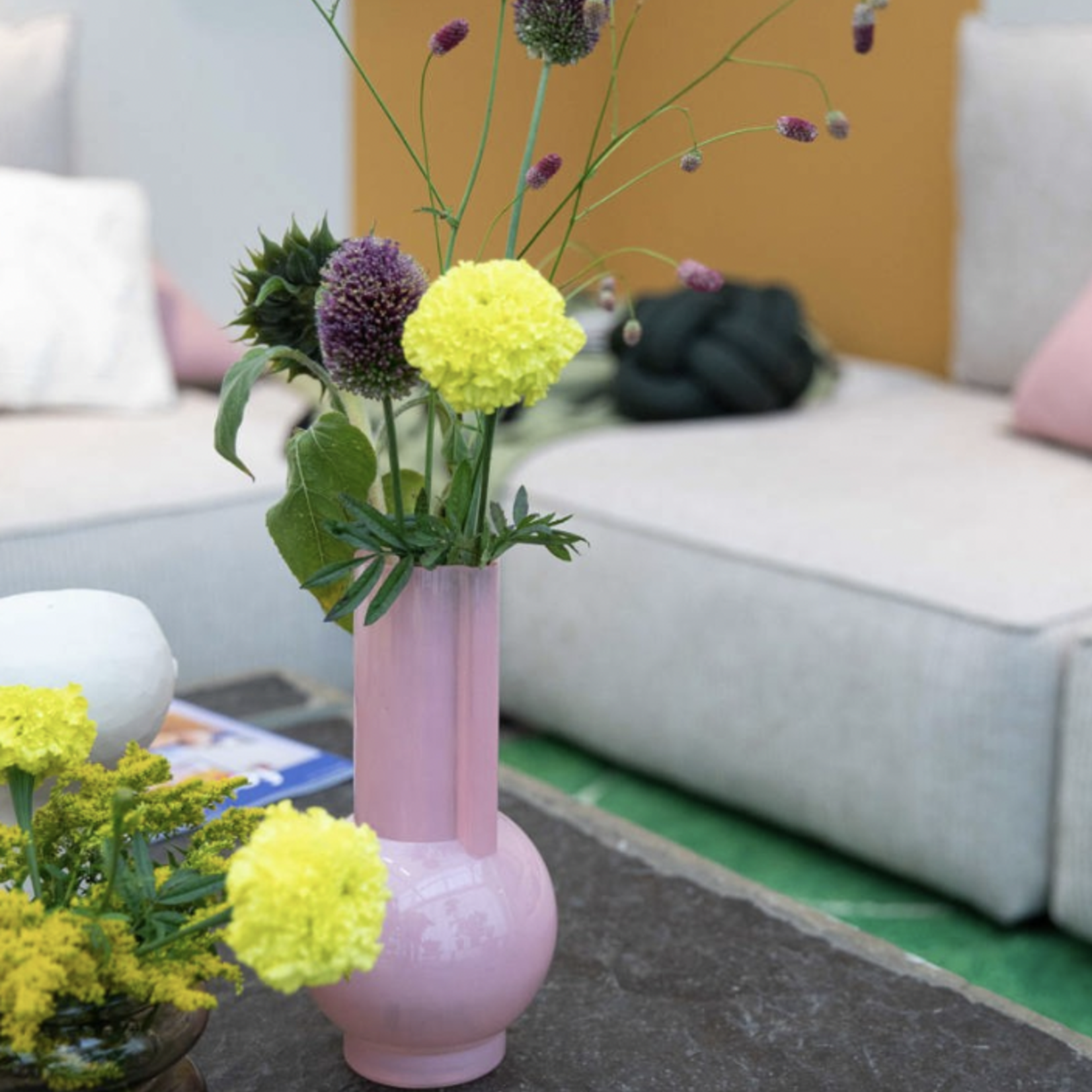 HKLIVING HKLIVING - Glass vase flamingo pink AGL4498