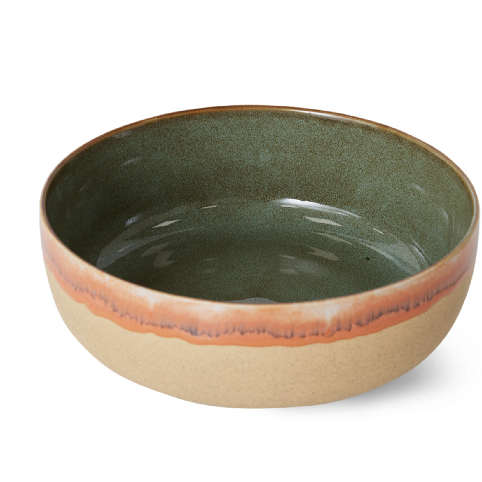 HKLIVING HKLIVING - 70's ceramics salad bowl shore ACE7282