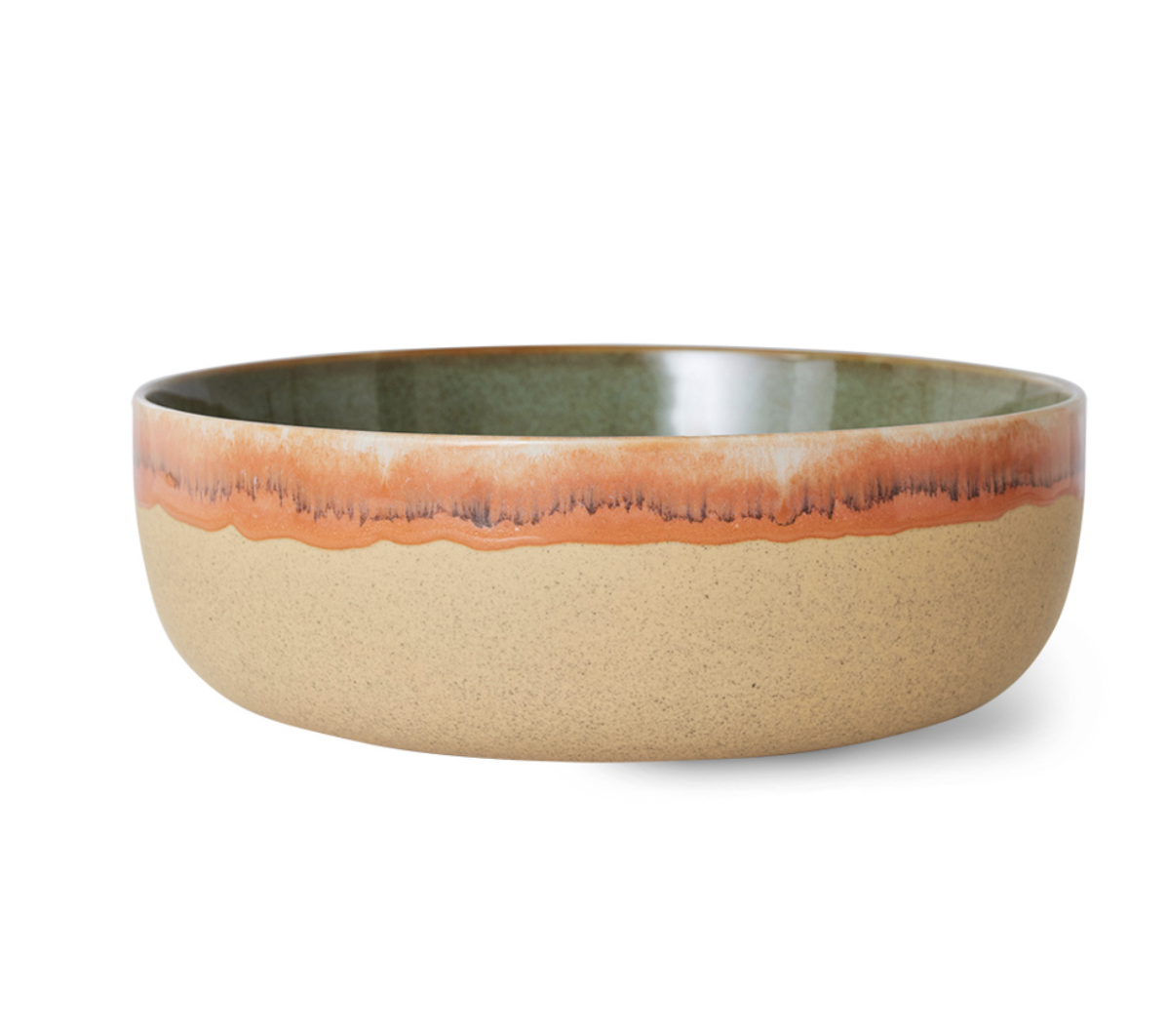 HKLIVING HKLIVING - 70's ceramics salad bowl shore ACE7282