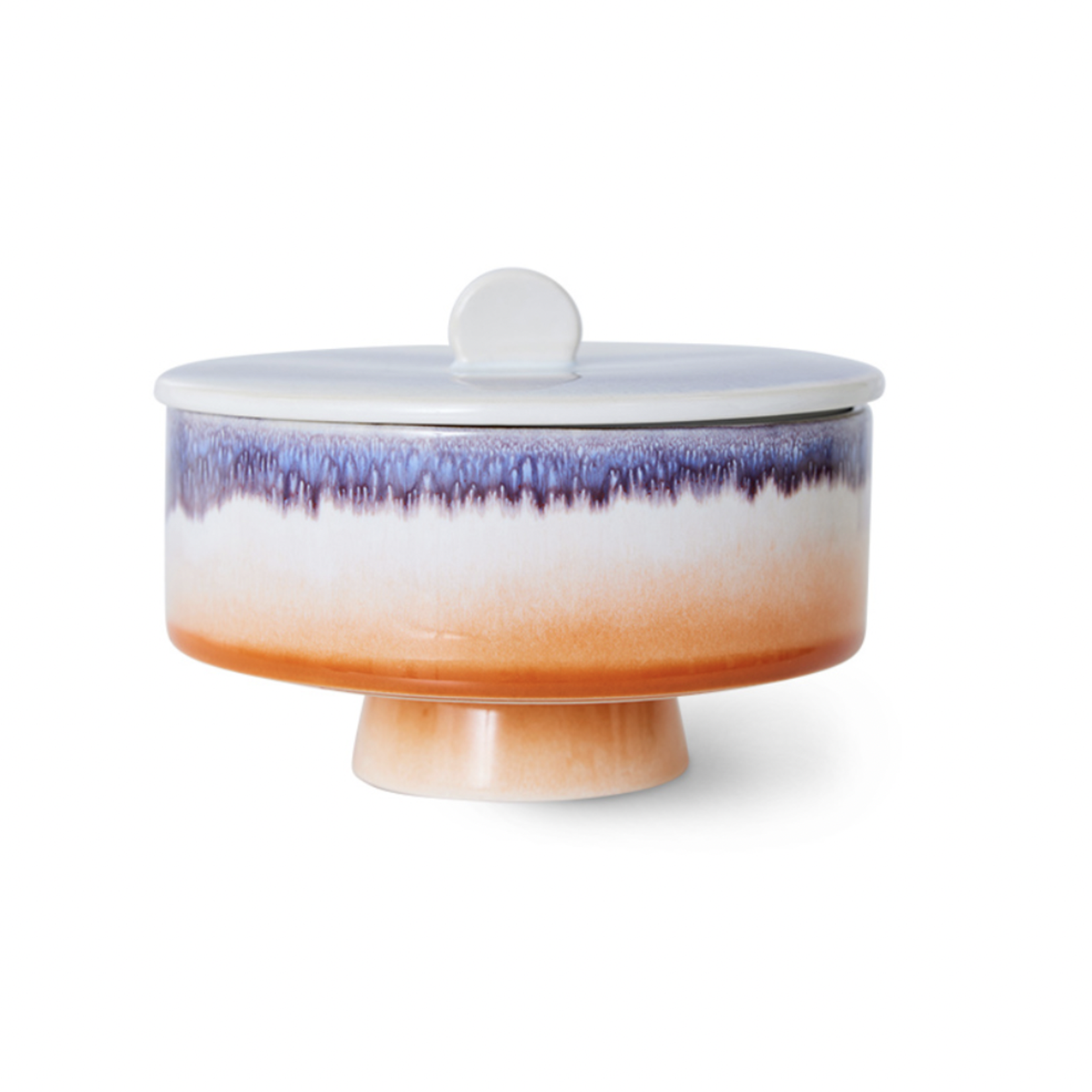 HKLIVING HKLIVING - 70's ceramics bonbon bowl mauve ACE7283