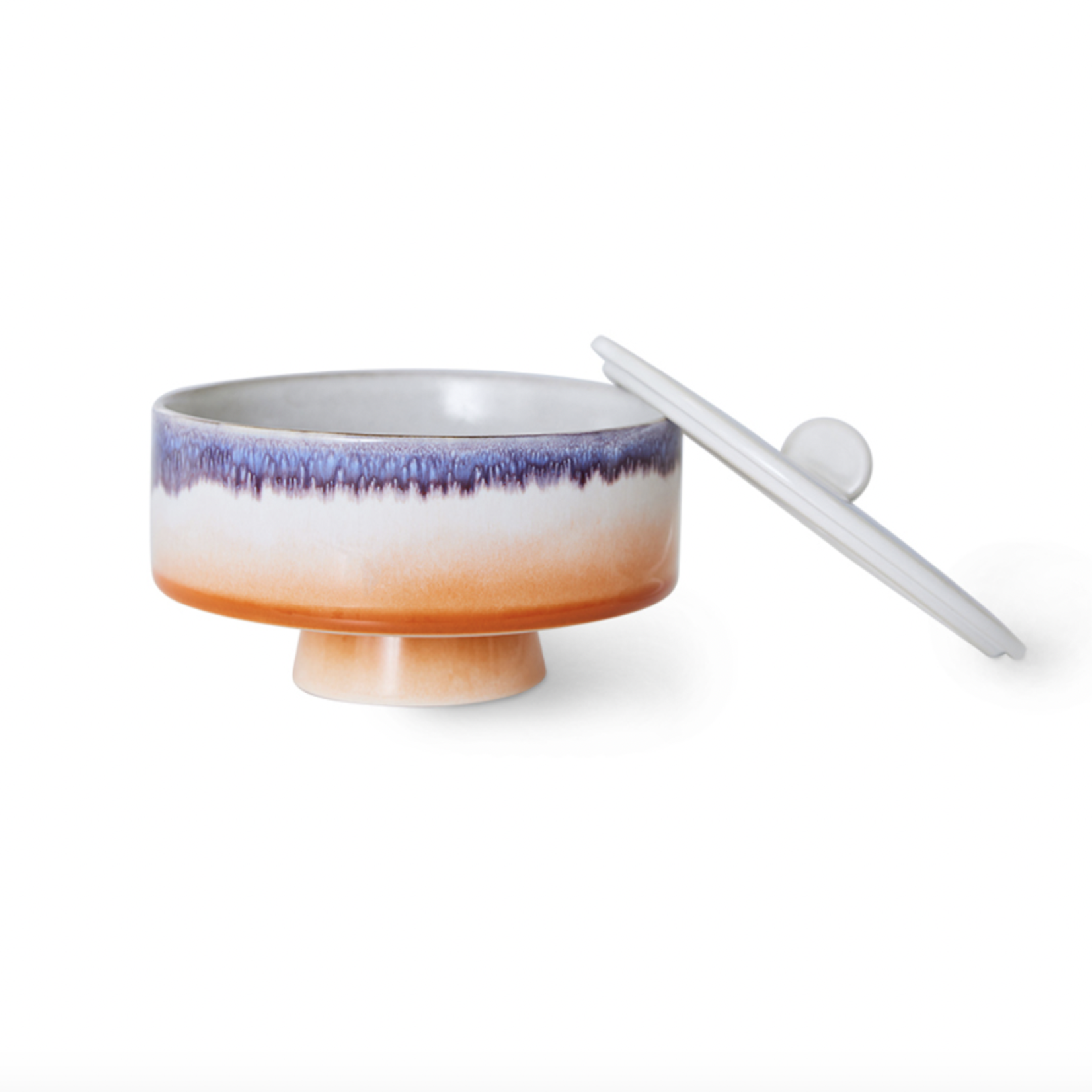 HKLIVING HKLIVING - 70's ceramics bonbon bowl mauve ACE7283