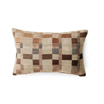 HKLIVING HKLIVING - Kussen zijde Rural bruintinten 40x25cm TKU2194