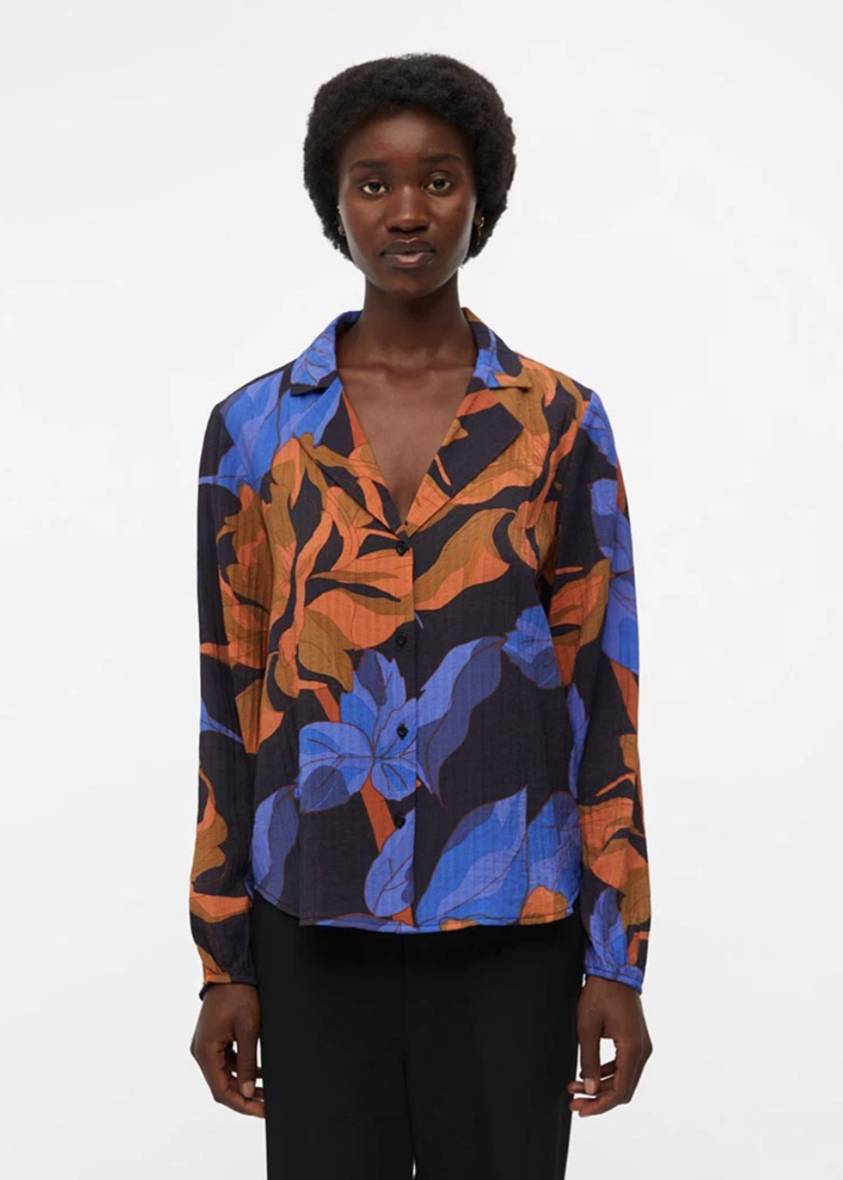 OBJECT OBJECT -  Blouse Felicia black/marigold