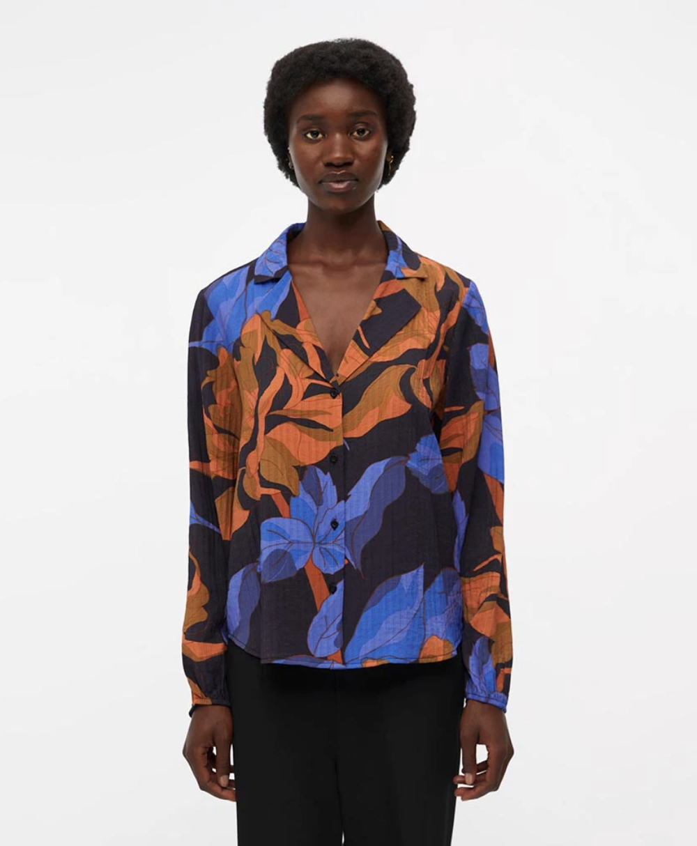 OBJECT OBJECT -  Blouse Felicia black/marigold