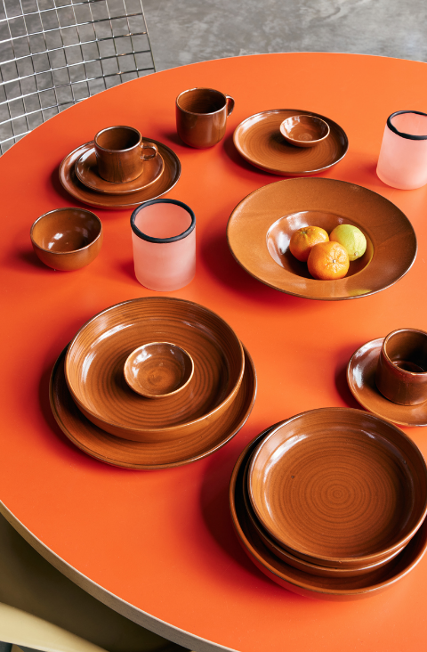 HKLIVING HKLIVING - Chef Ceramics small dish Burned Orange