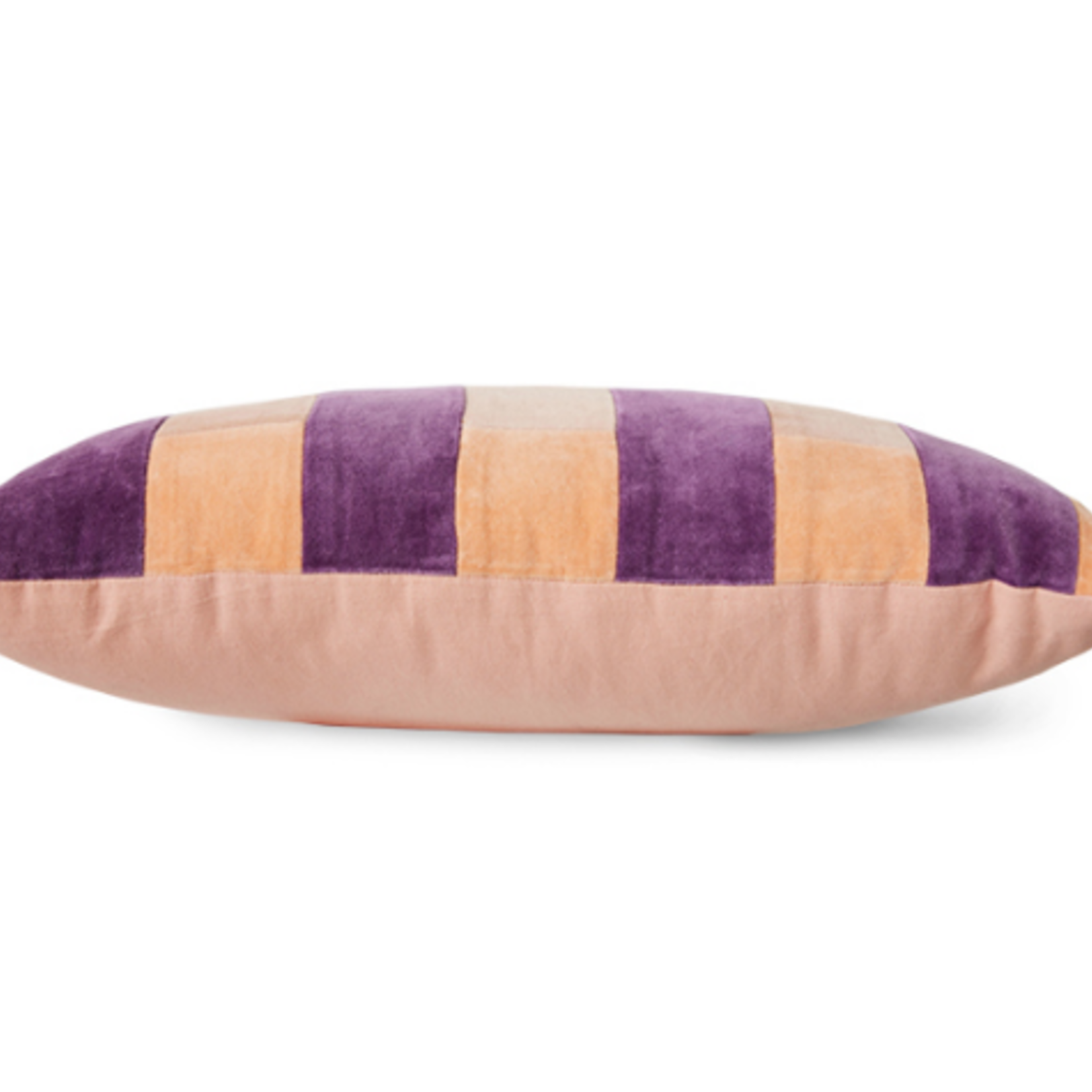 HKLIVING HKLIVING - Kussen fluweel gestreept Midsummer 50x30cm TKU2179