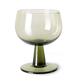 HKLIVING HKLIVING - The emeralds Wine glass low olive green