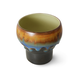HKLIVING HKLIVING - 70's ceramics lungo mug merge blauw/zwart