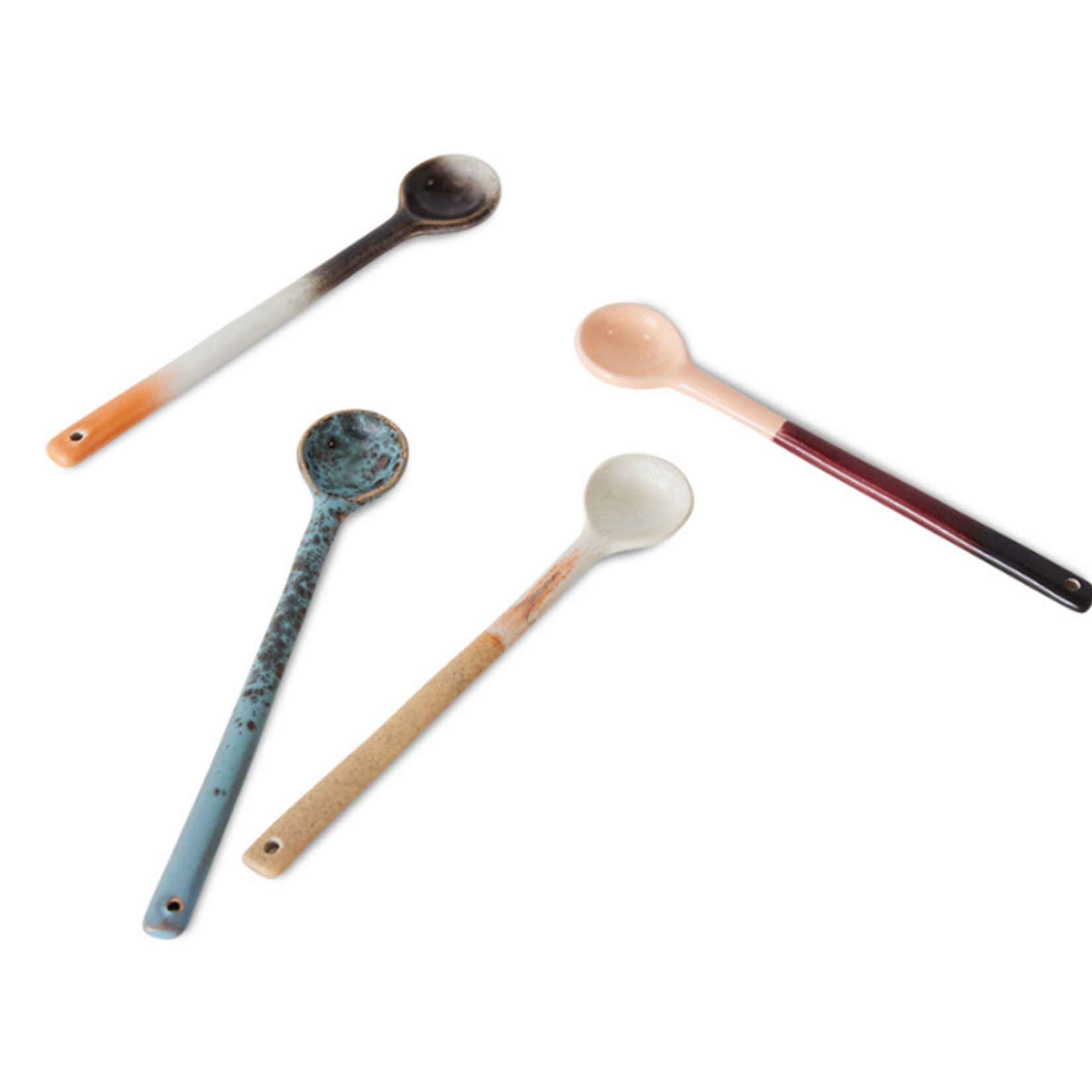 HKLIVING HKLIVING - 70's Lepeltjes L Breeze set van 4 ACE7264