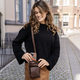 MICMACBAGS MICMACBAGS -  Everyday telefoontasje leer cognac bruin