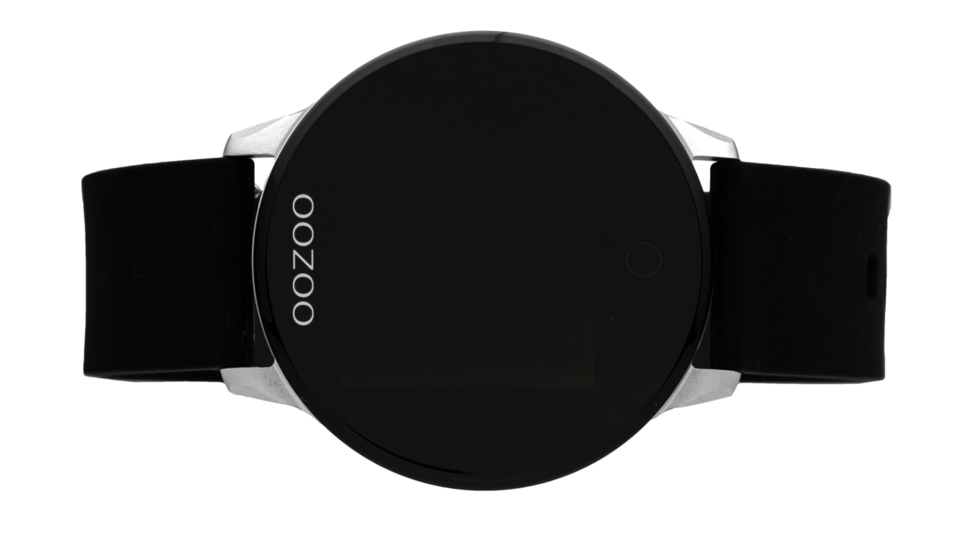 OOZOO OOZOO - Smartwatch Rubber Zwart/Zilver Q00113