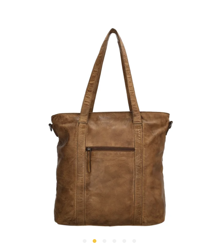 HIDE & STITCHES HIDE & STITCHES -  Paint rock shopper cognac