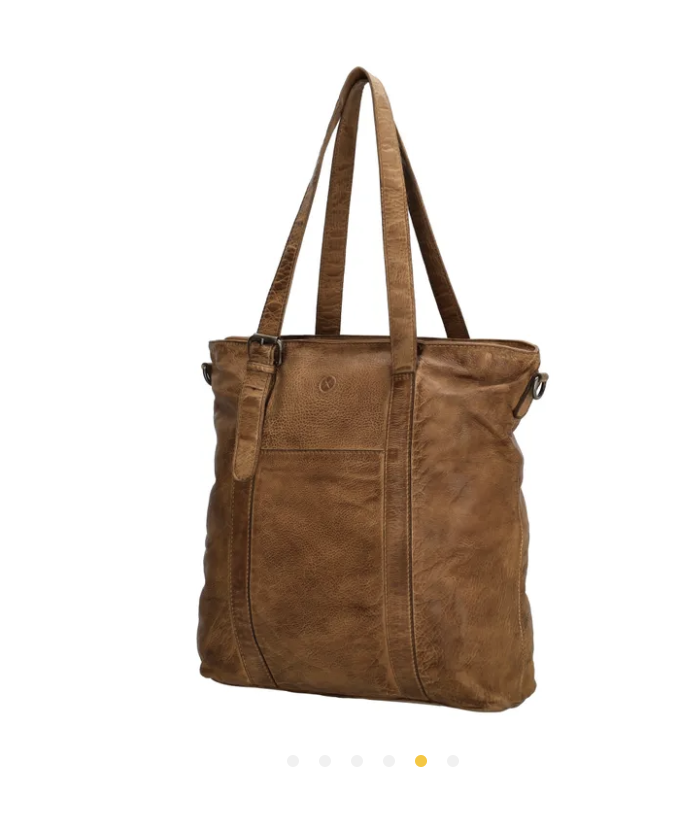 HIDE & STITCHES HIDE & STITCHES -  Paint rock shopper cognac