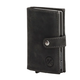 HIDE & STITCHES HIDE & STITCHES - Idaho safety wallet zwart echt leer