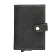 HIDE & STITCHES HIDE & STITCHES - Idaho safety wallet zwart echt leer