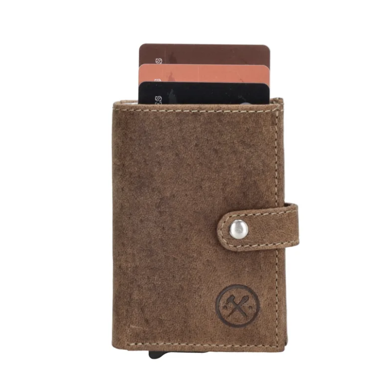 HIDE & STITCHES HIDE & STITCHES - Idaho safety wallet bruin