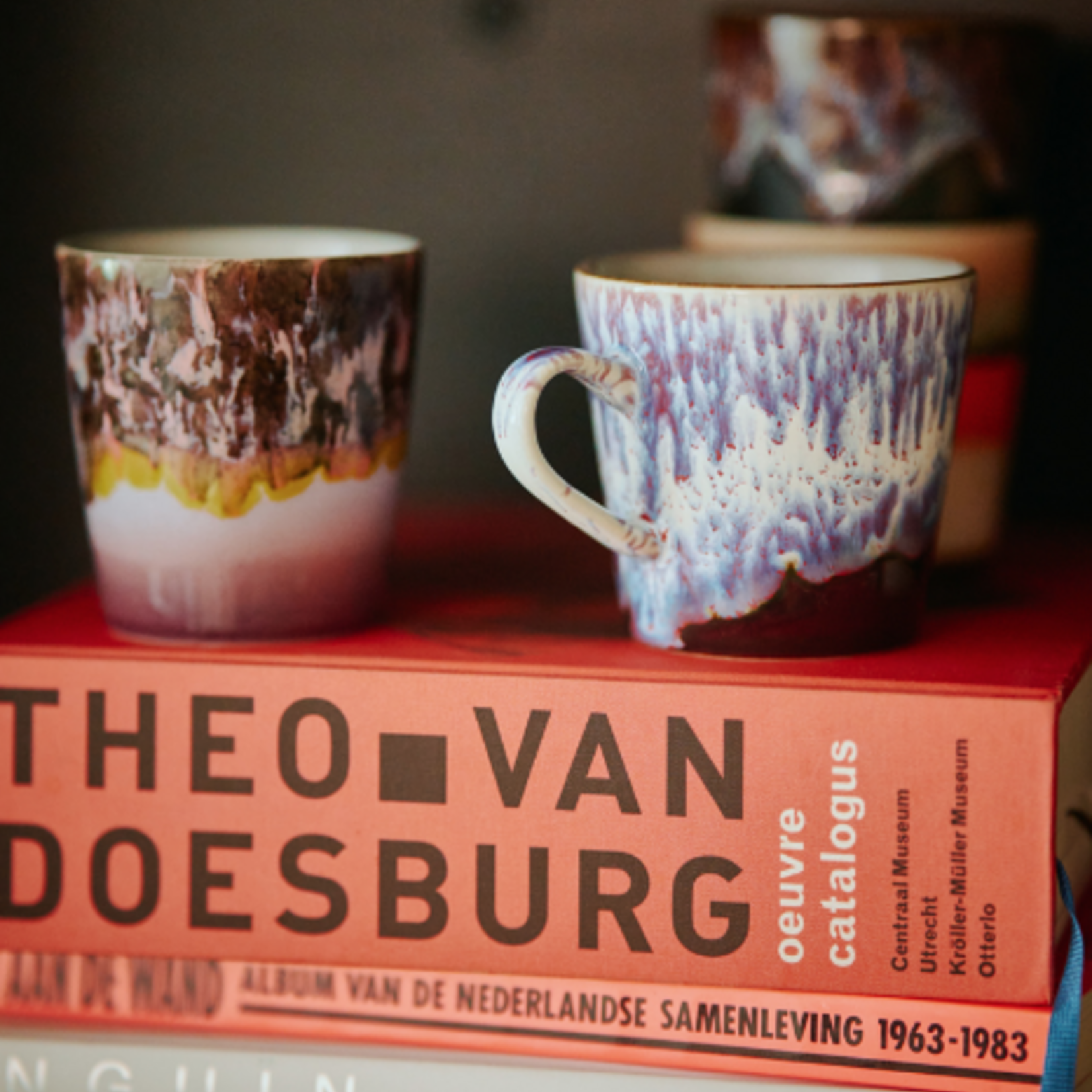 HKLIVING HKLIVING - 70S CERAMICS: COFFEE MUG, BLAST ACE7225