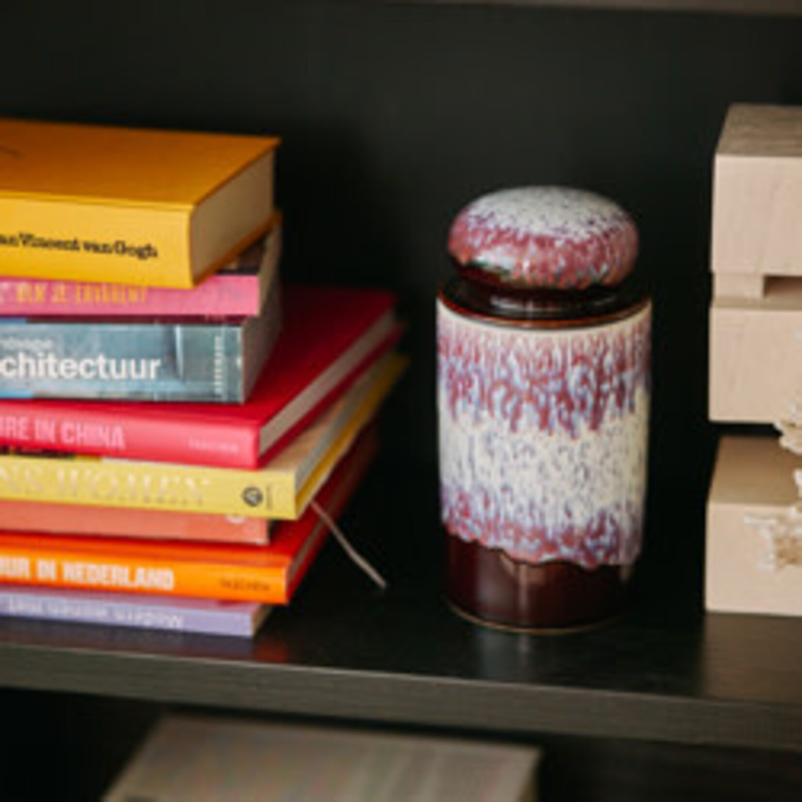 HKLIVING HKLIVING - 70's Voorraadpot Yeti ACE7255