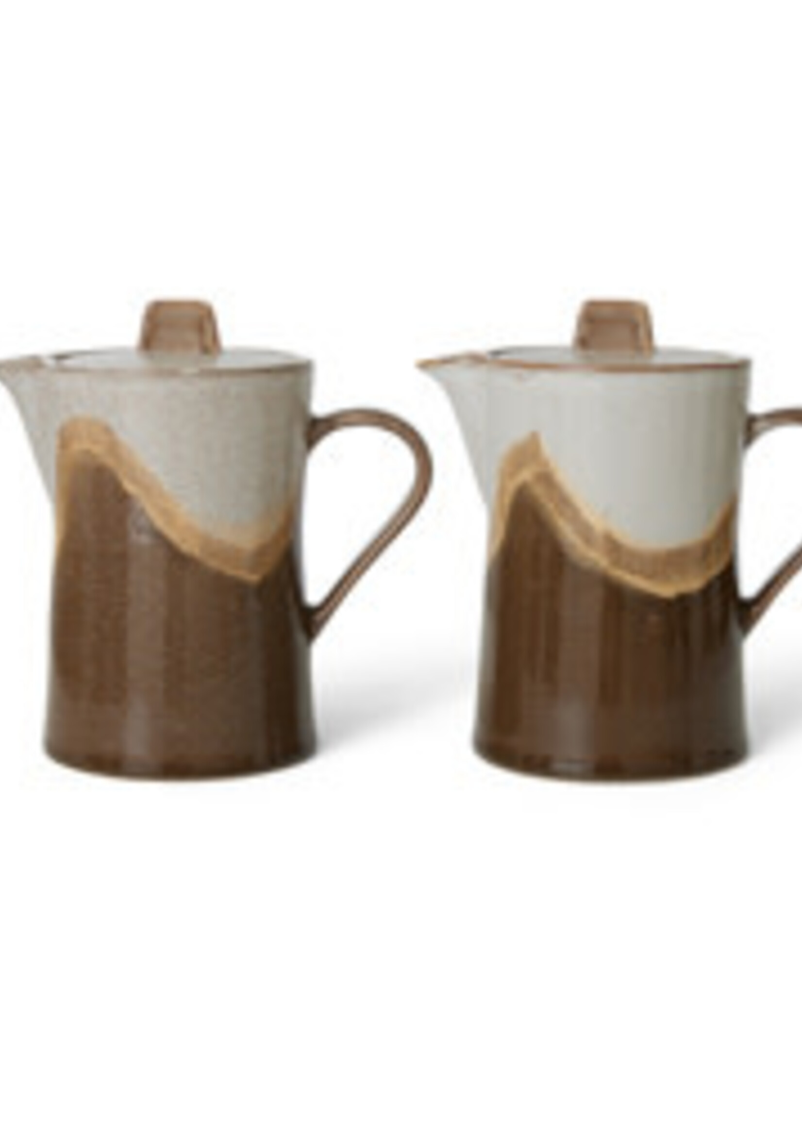 HKLIVING HKLIVING - 70S CERAMICS: TEA POT, OASIS ACE7265