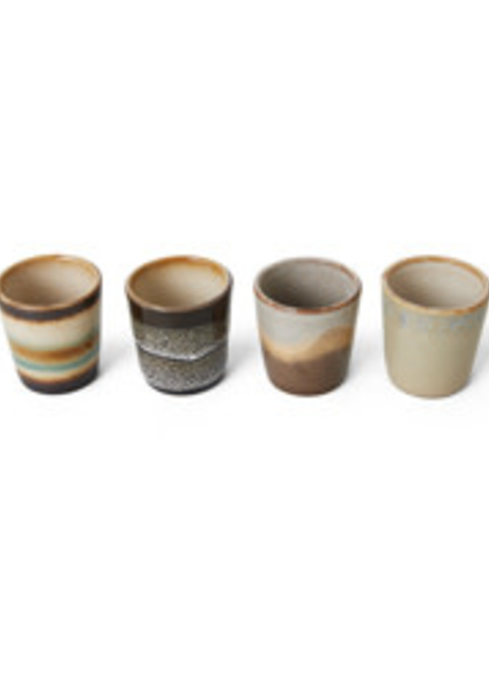 HKLIVING HKLIVING - 70's Ceramics egg cups granite ACE7253