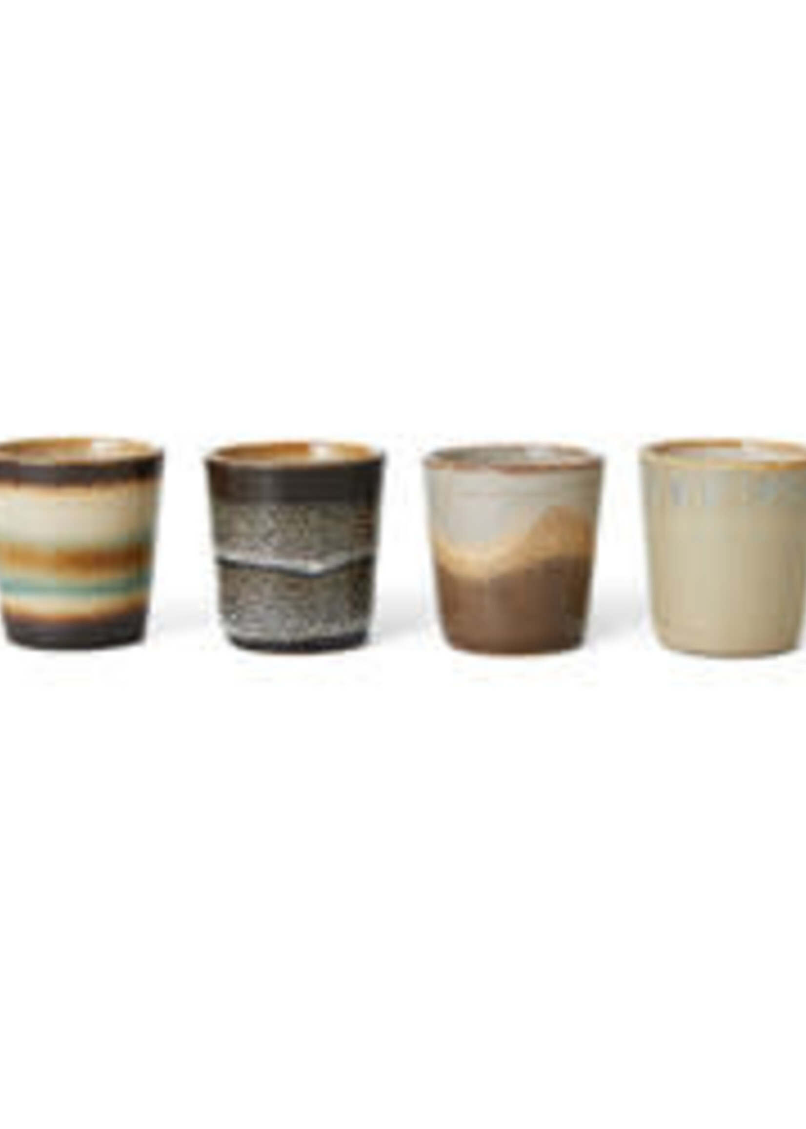 HKLIVING HKLIVING - 70's Ceramics egg cups granite ACE7253