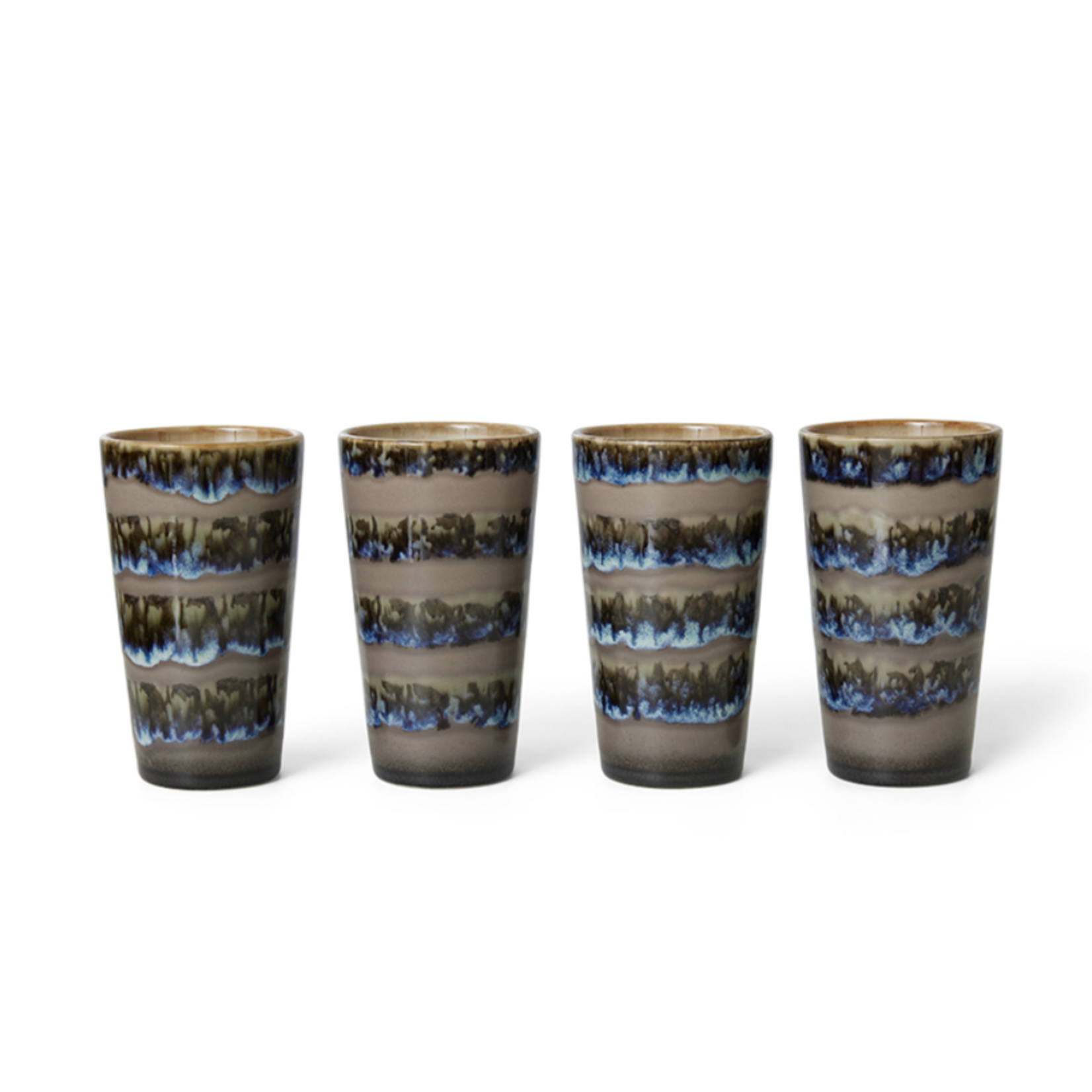 HKLIVING HKLIVING - 70's Latte mok Fern ACE7245